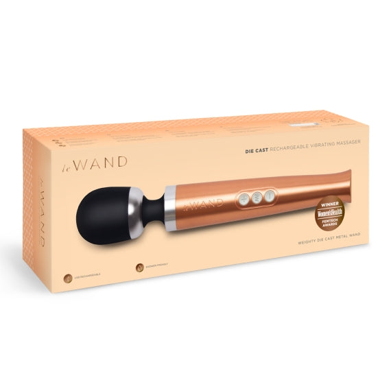LE WAND DIECAST RECHARGEABLE MASSAGER ROSE GOLD-LW-051RG