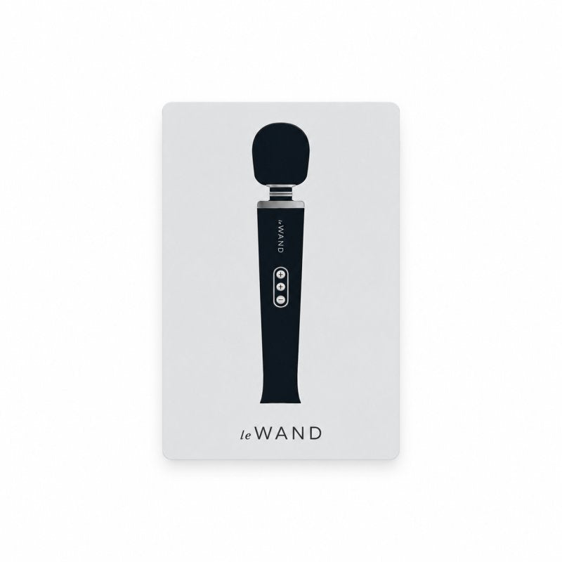 LE WAND ENAMEL PIN - BLACK-LWM-019