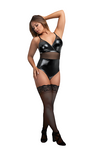 Exposed Lingerie wicked ways Crotchless Teddy L/XL-M237LXL