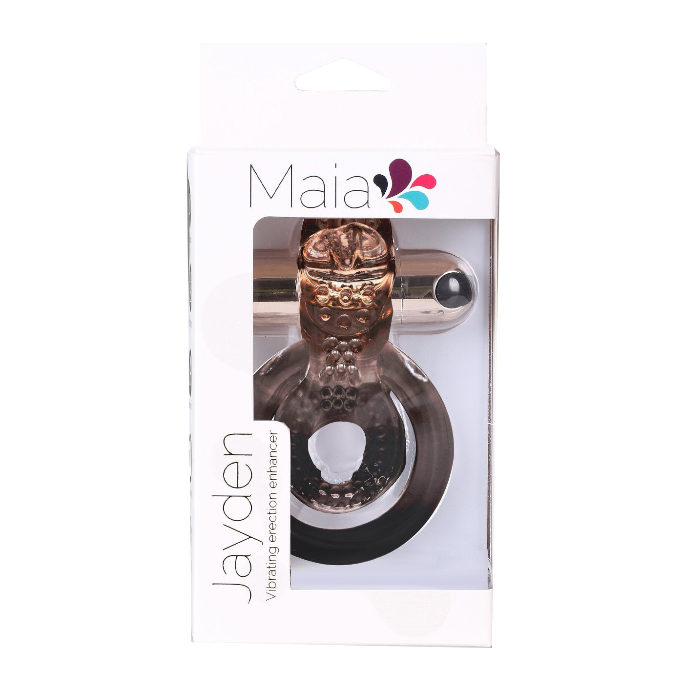 Maia Jayden - Rose Gold USB Rechargeable Vibrating Cock & Ball Rings-MA1720-RG