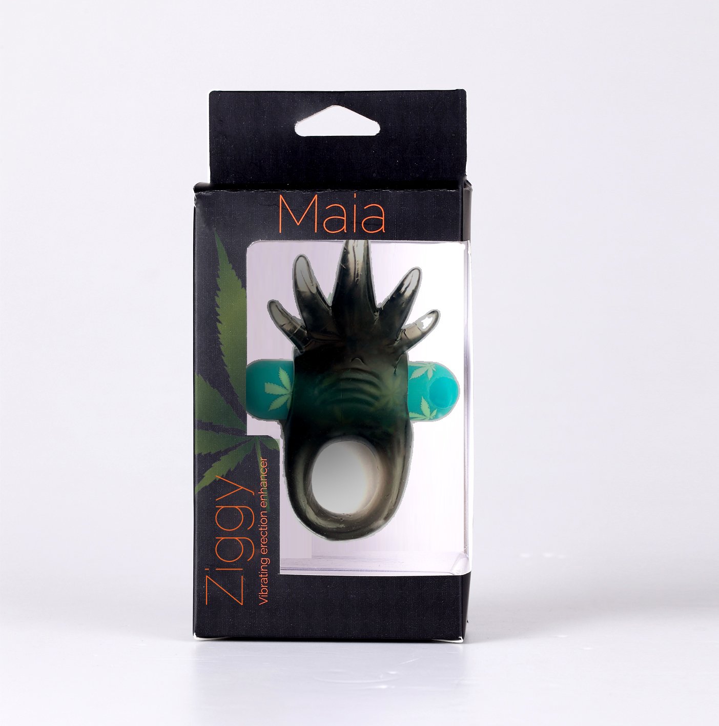 Maia Ziggy - Hemp Green USB Rechargeable Vibrating Cock Ring-MA1723-LF