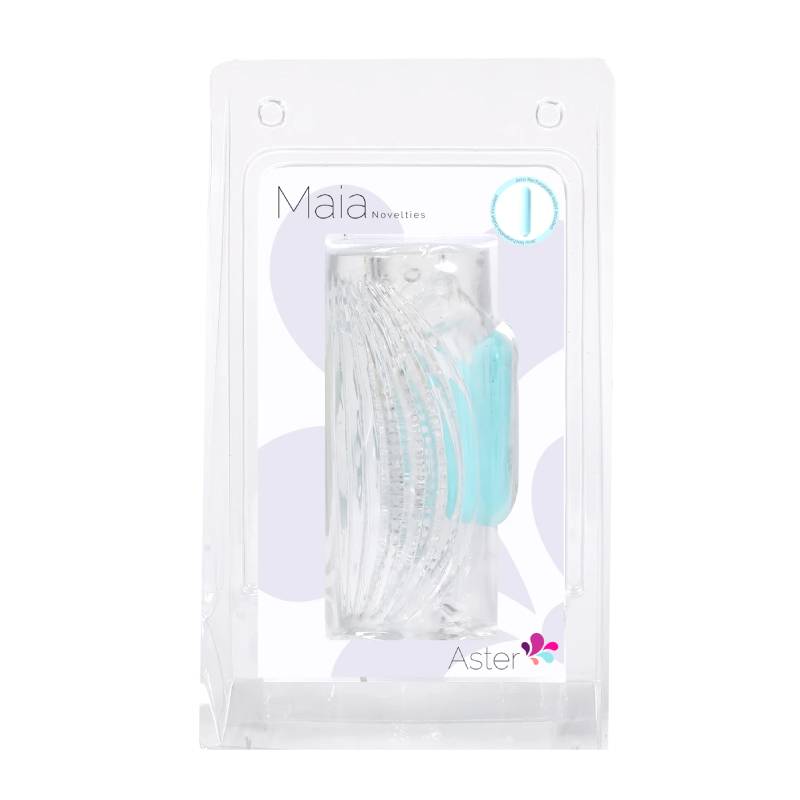 Maia Aster - Clear Vibrating Stroker Sleeve-MA2101