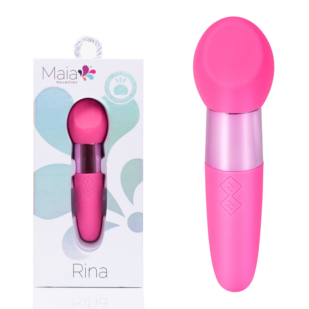 Maia RINA - Pink - Pink 13.3 cm USB Rechargeable Vibrator-MA23-03-P6