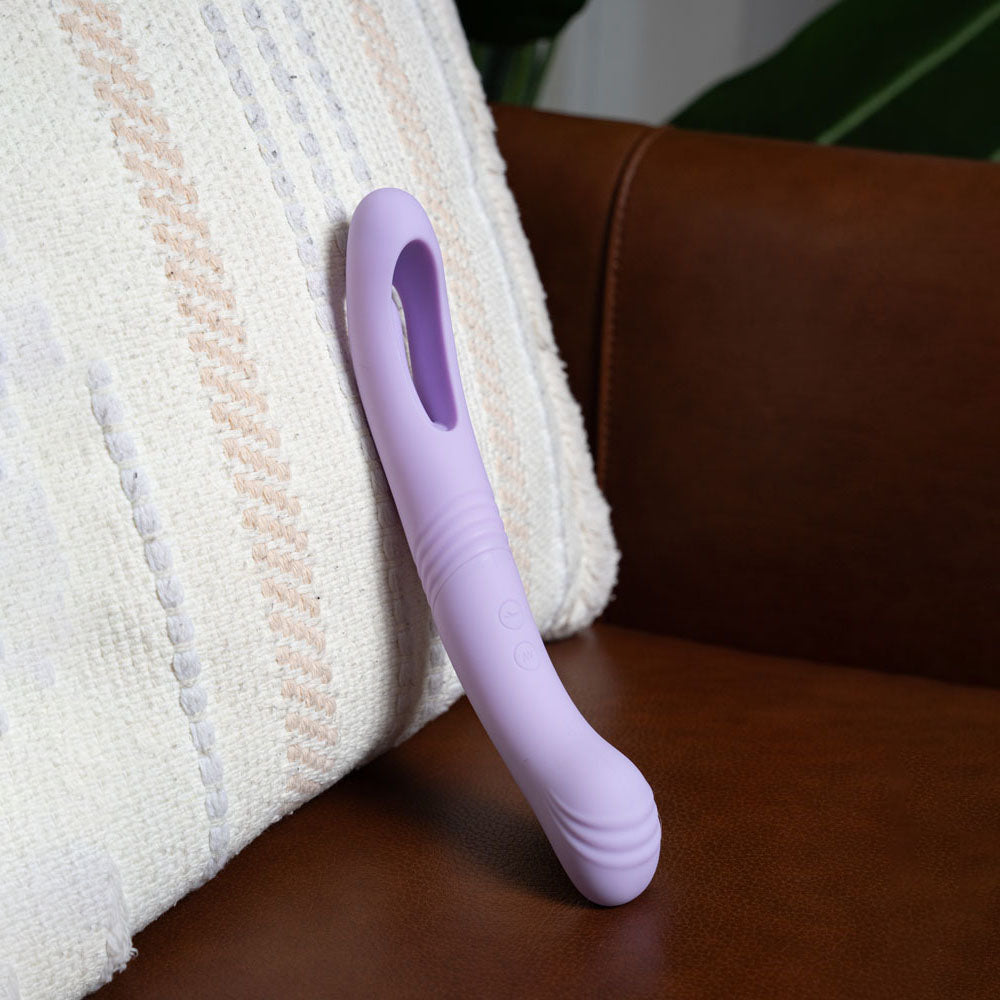 Maia HARPER - Purple 24.1 cm USB Rechargeable Vibrator-MA23-07