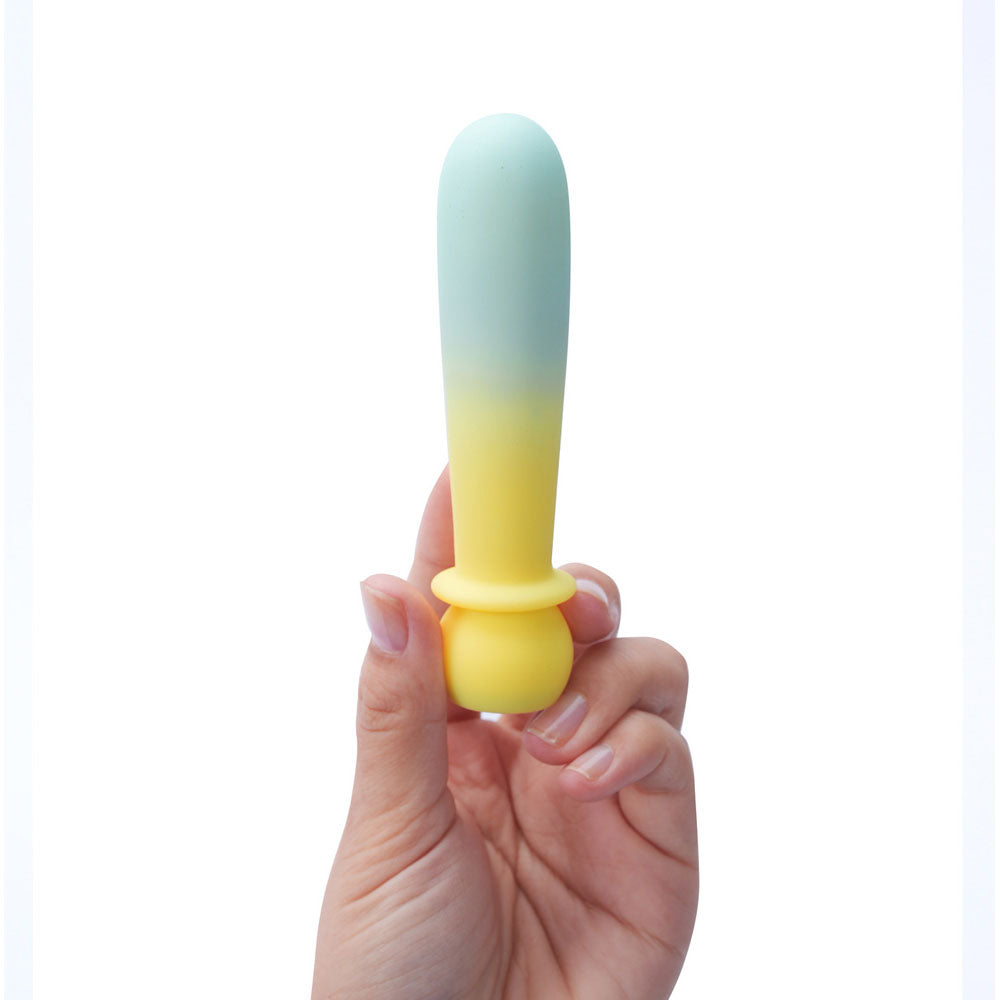 Maia SYMBA - Yellow - Yellow 10.8 cm USB Rechargeable Powerful Bullet - MA25-13-YELLOW