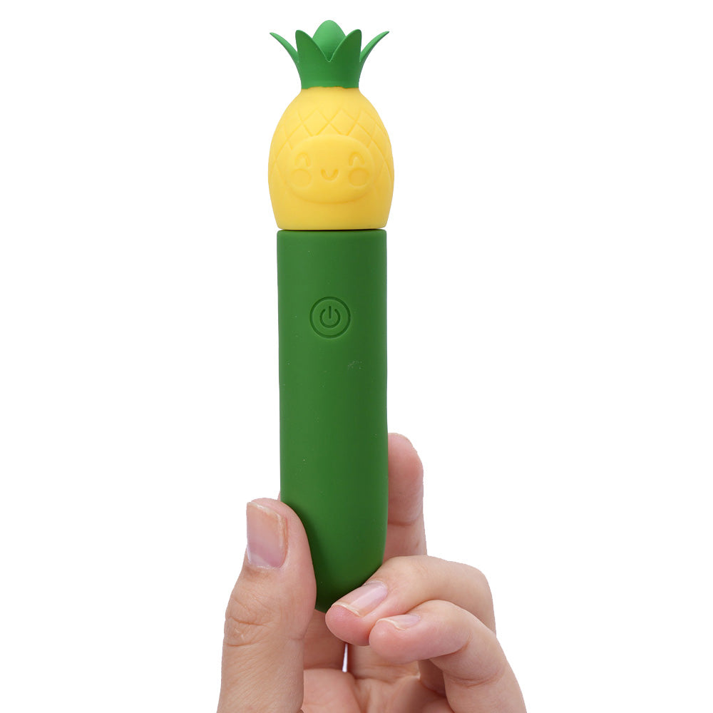 Maia PINA - Green/Yellow 11.1 cm USB Rechargeable Bullet - MA25-19