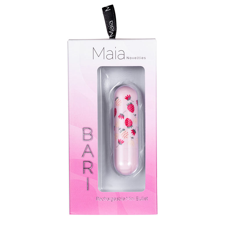 Maia Bari - Baby Pink 7.6 cm USB Rechargeable Bullet-MA330-ST