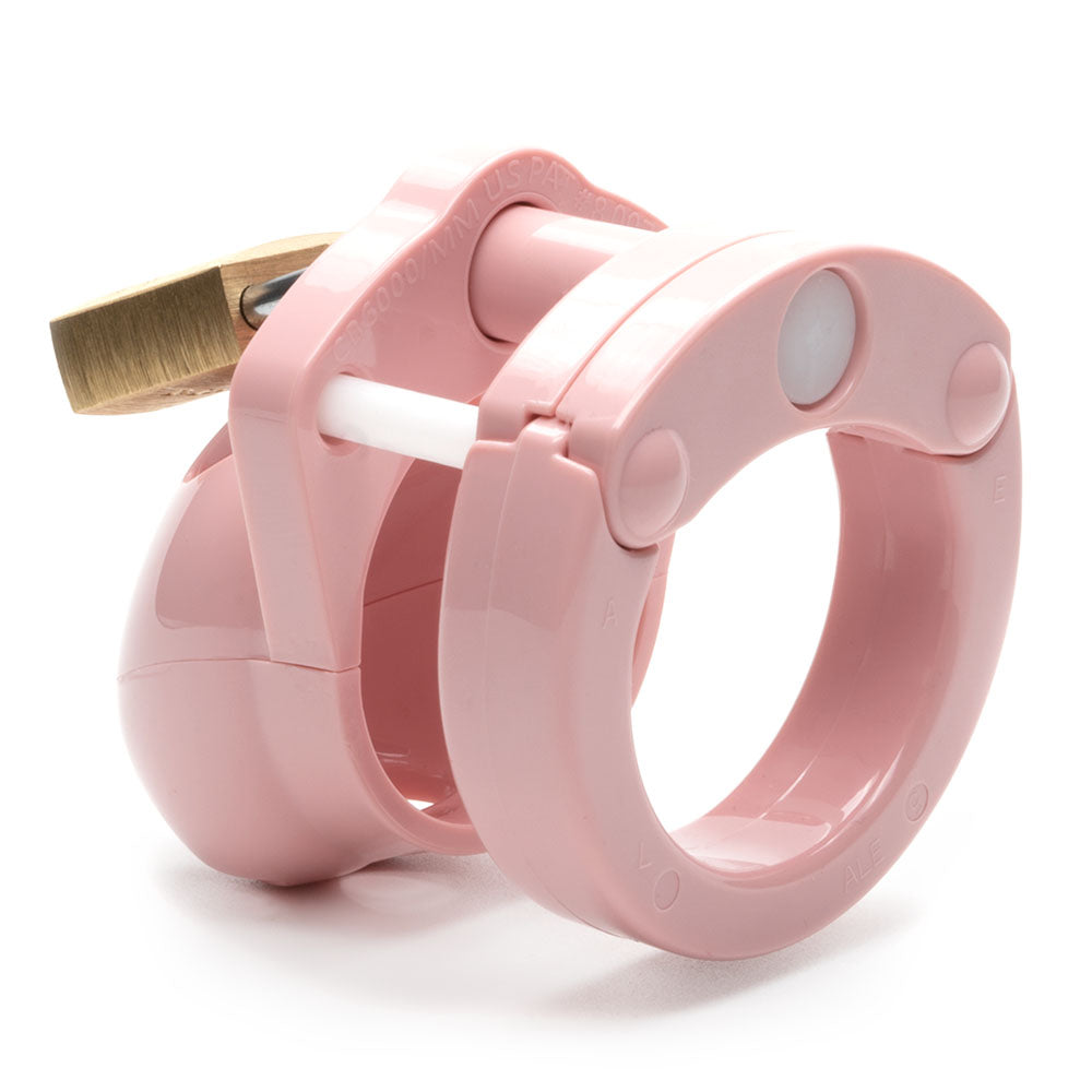 Mini-Me Black Chastity Cock Cage Kit - Pink - Pink 1.25 Inch Cock Cage Kit-MM-PNK