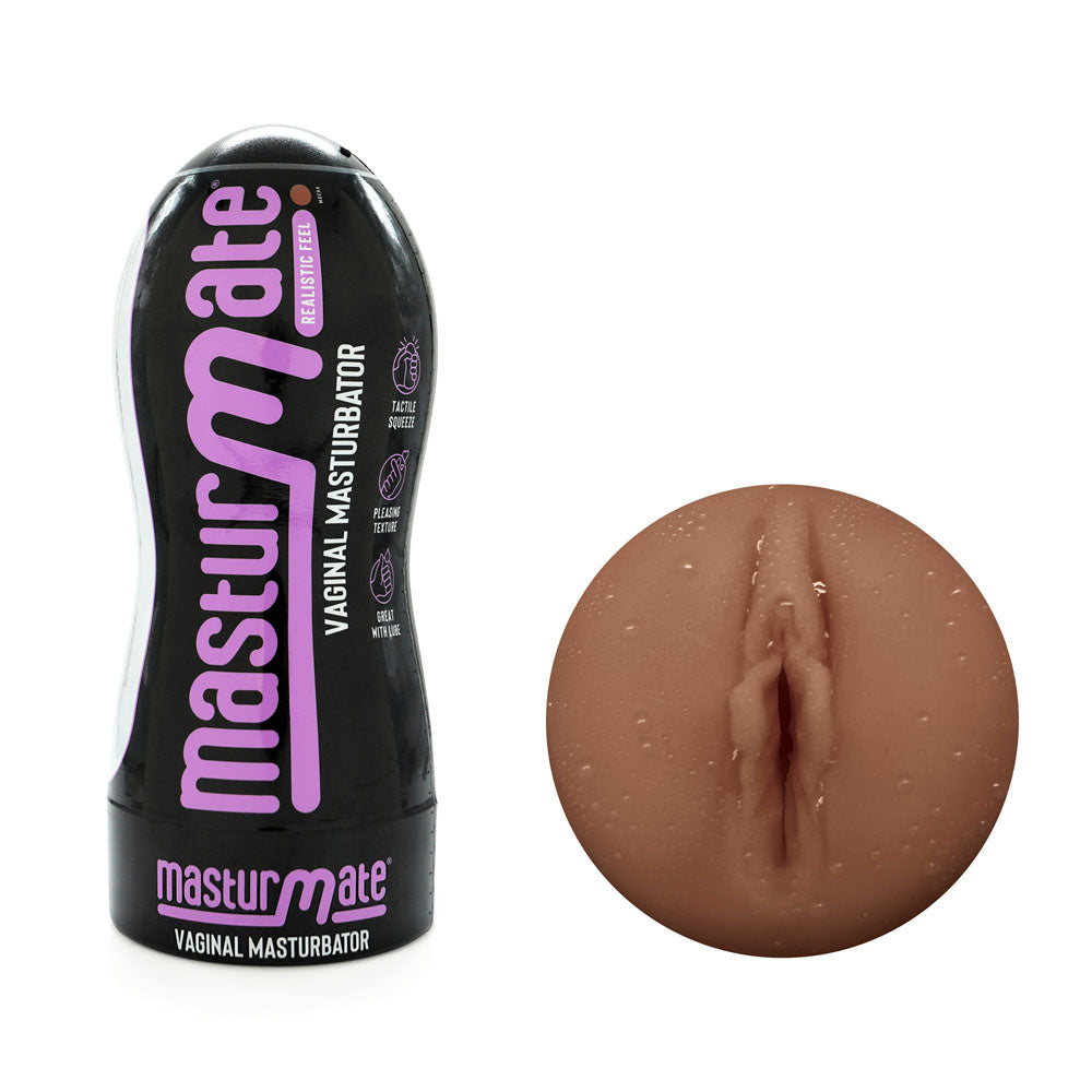 Masturmate - Vagina - Mocha - Brown Vagina Stroker-MMATE-VM