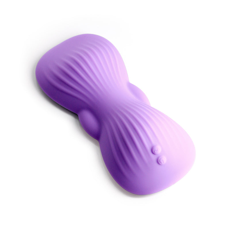 Techno - Trap - Purple - Purple USB Rechargeable Vibrating Grind Pad with App Control-NSN-0287-45