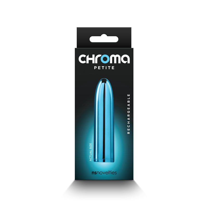 Chroma Petite Bullet - Teal - Metallic Teal 8.7 cm USB Rechargeable Bullet-NSN-0305-07