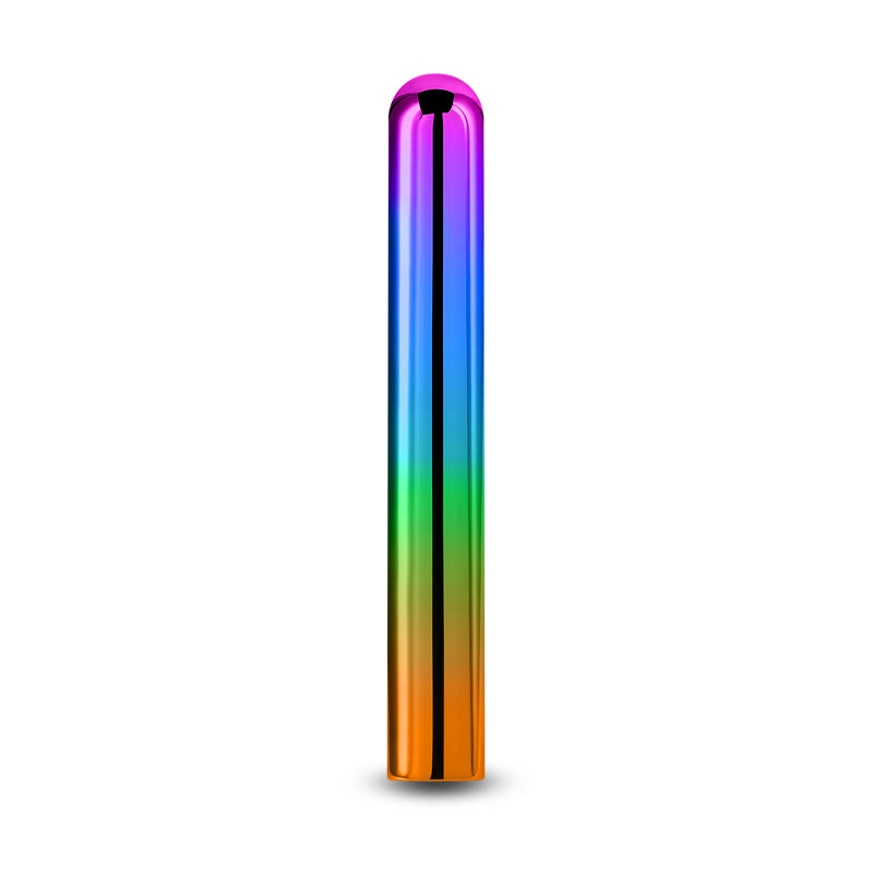 Chroma Rainbow - Large - Metallic Rainbow 13.8 cm USB Rechargeable Vibrator-NSN-0305-70