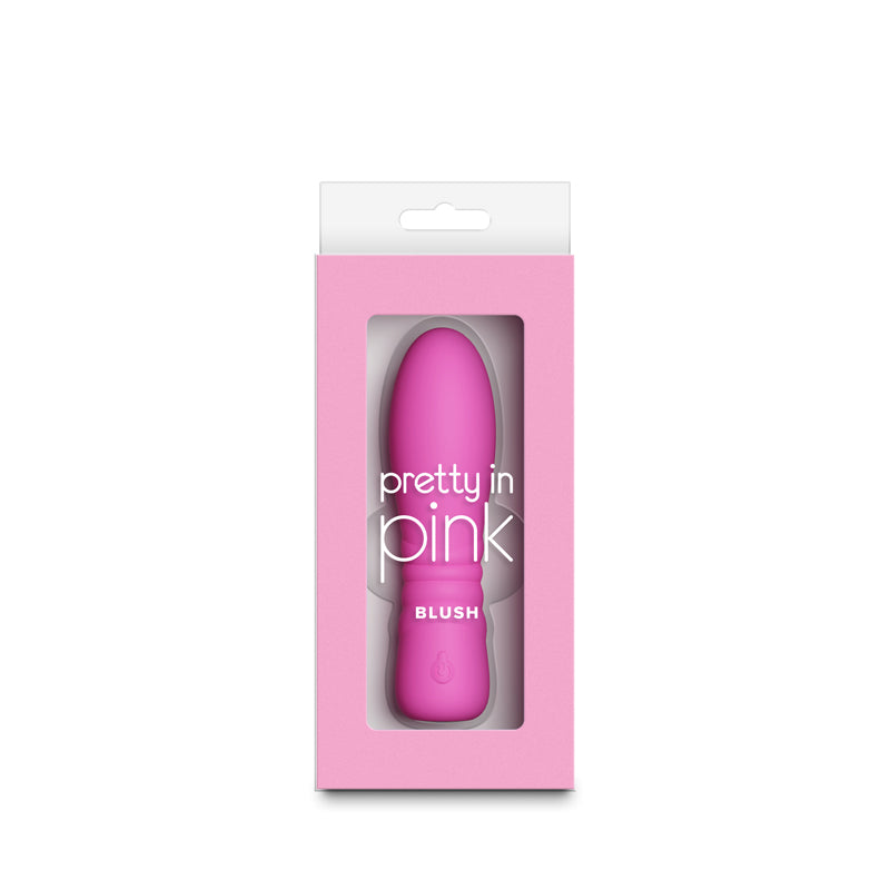 Pretty in Pink Blush - Pink - Pink 13 cm USB Rechargeable Vibrator - NSN-0365-04