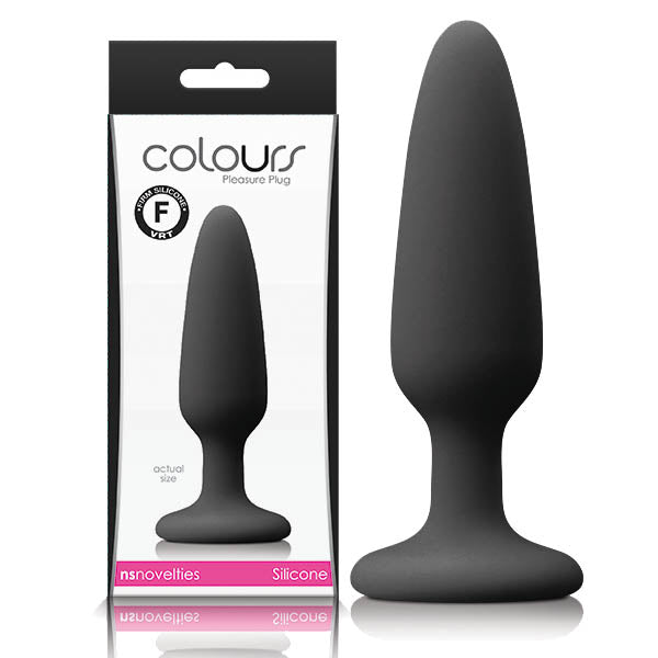 Colours Pleasures - Black Small Butt Plug-NSN-0413-23