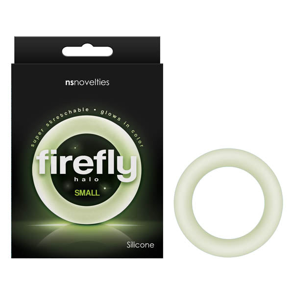 Firefly Halo - Glow In Dark Clear Small 50 mm Cock Ring-NSN-0473-21