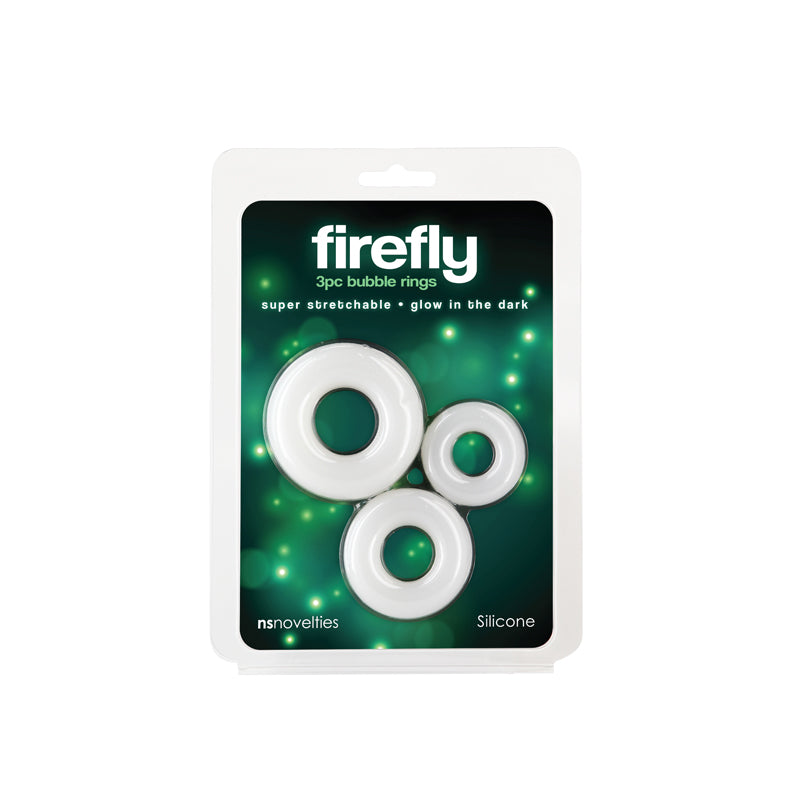 Firefly - 3pc Bubble Rings - White-(nsn-0474-01)