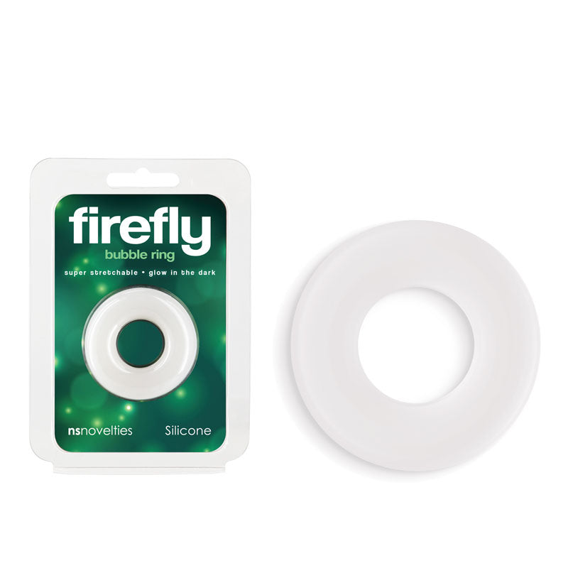 Firefly - Bubble Ring - Small - Glow in Dark Small Cock Ring-NSN-0474-11