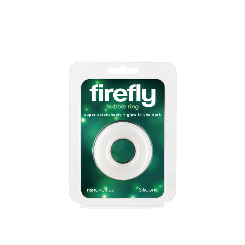 Firefly - Bubble Ring - Medium - Glow in Dark Medium Cock Ring-NSN-0474-21