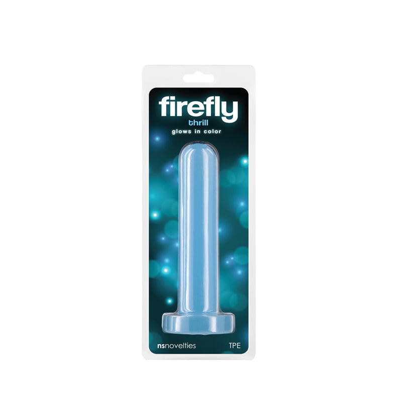 Firefly - Thrill - Blue - Small - Glow in Dark Blue 15.5 cm Small Dildo-NSN-0478-07