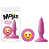 Mojis - #ILY - Pink 8.6 cm (3.4) Mini Butt Plug with Emoji Base-NSN-0511-14