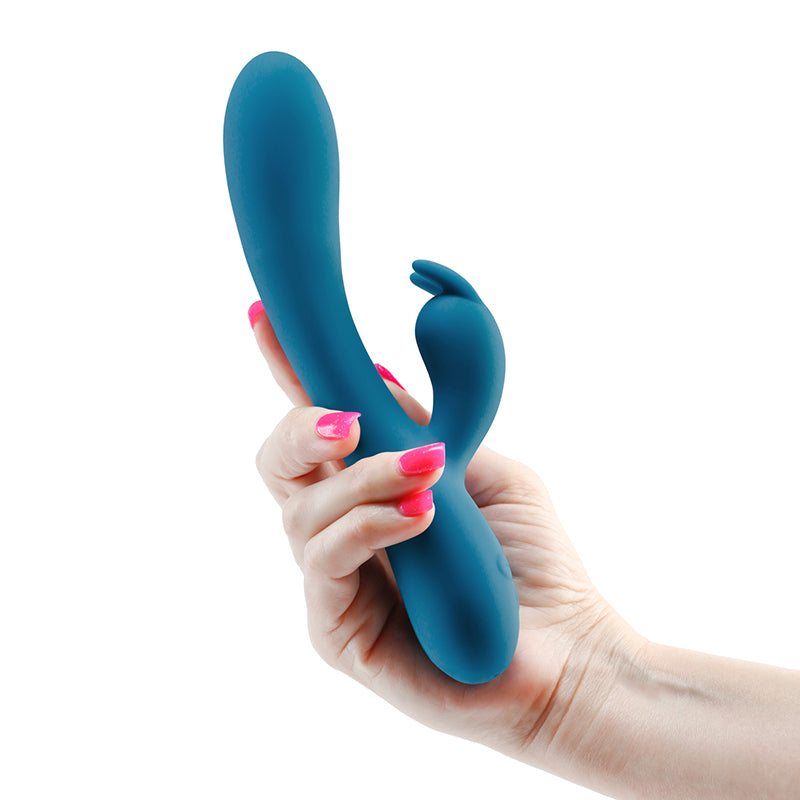 INYA Luv Bunny - Dark Teal - Dark Teal 20.2 cm USB Rechargeable Rabbit Vibrator-NSN-0553-77