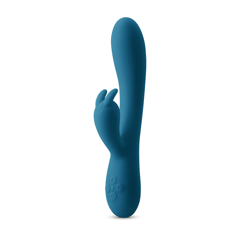 INYA Luv Bunny - Dark Teal - Dark Teal 20.2 cm USB Rechargeable Rabbit Vibrator-NSN-0553-77