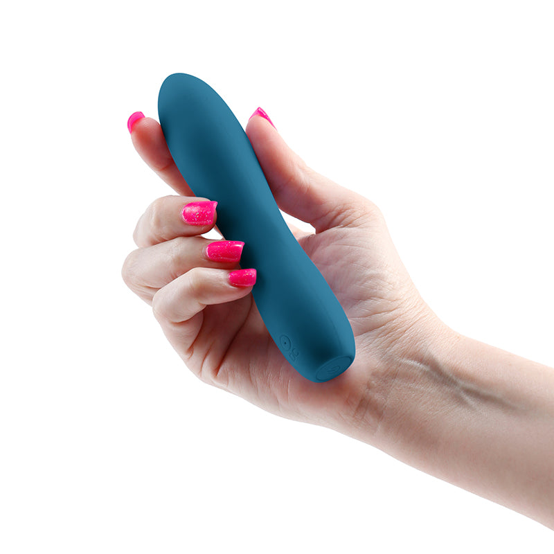 INYA Ruse - Teal - Teal 13.8 cm USB Rechargeable Vibrator-NSN-0554-07