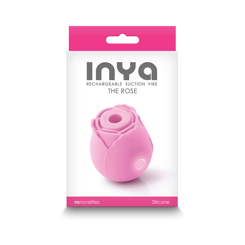 INYA The Rose - Pink - Pink Clitoral Air Pulsation Stimulator-NSN-0554-64