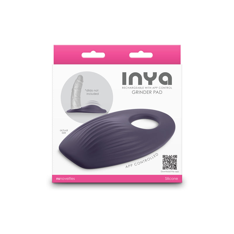 INYA Grinder - Grey - Grey USB Rechargeable Vibrating Grinding Pad with App Control-NSN-0556-39