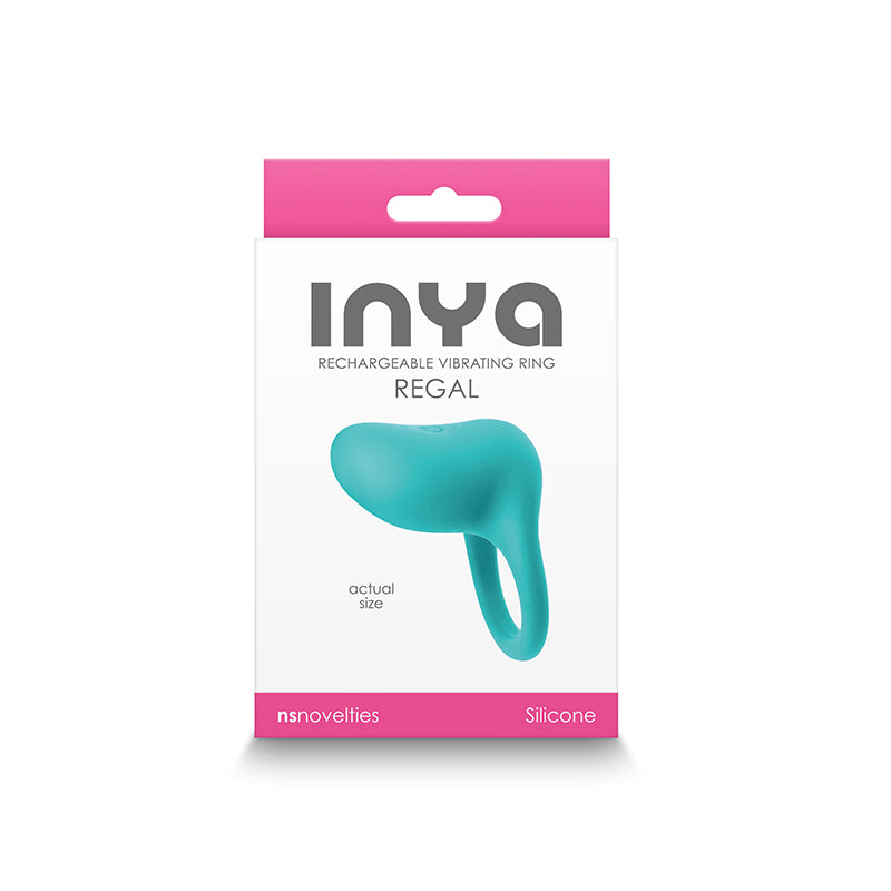 INYA Regal - Teal - Teal USB Rechargeable Finger Stimulator-NSN-0558-27