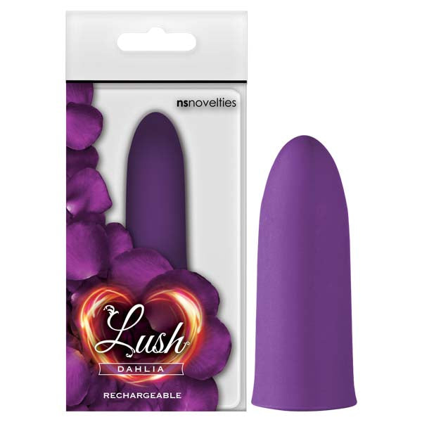 Lush Dahlia - Purple 6.1 cm (2.4) USB Rechargeable Bullet-NSN-0650-05