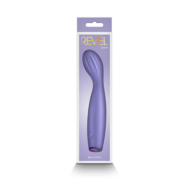 Revel Pixie - Purple - Purple 17.3 cm USB Rechargeable Vibrator-NSN-0675-25