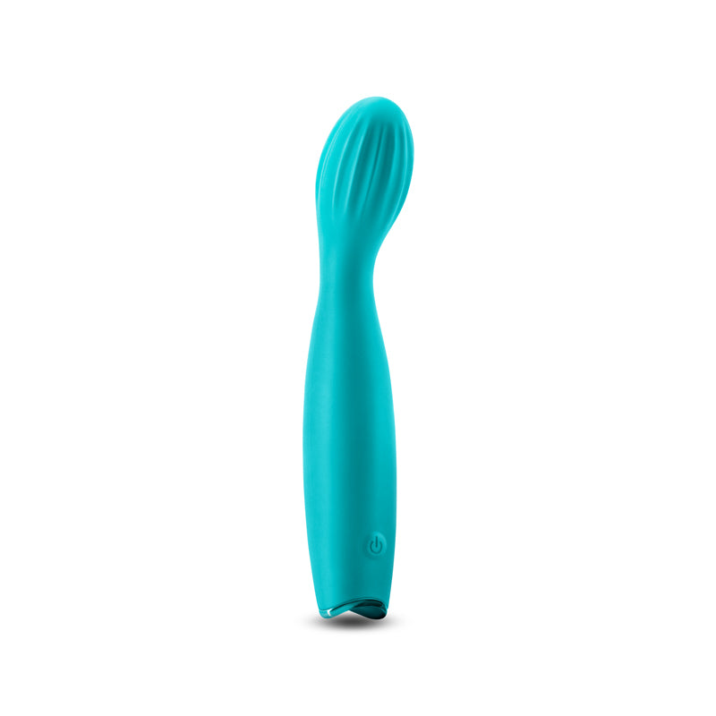 Revel Pixie - Teal - Teal 17.3 cm USB Rechargeable Vibrator-NSN-0675-27