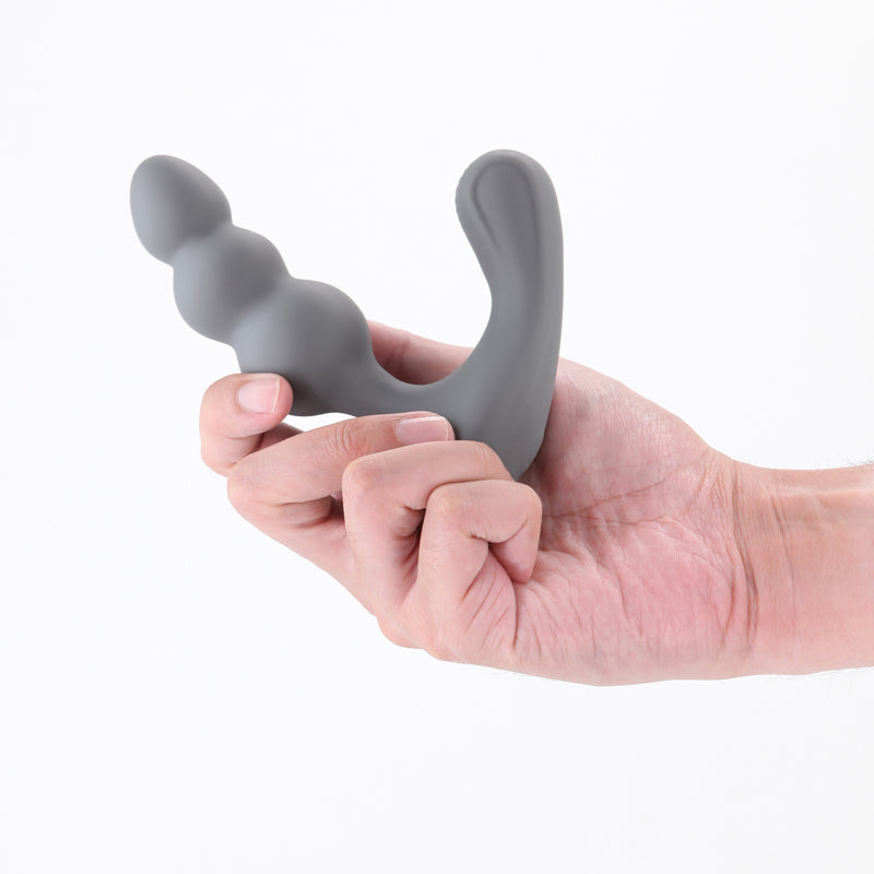 Renegade Thumper - Grey - Grey 13.1 cm USB Rechargeable Prostate Massager - NSN-1132-89
