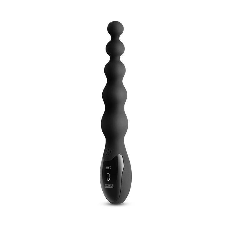 Renegade Virtua - Black - Black 23.9 cm USB Rechargeable Anal Vibrator-NSN-1160-13