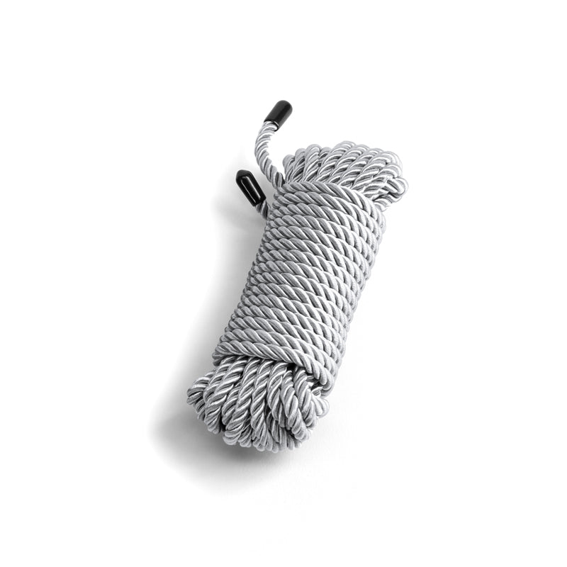 Bound Rope - Silver - Silver Bondage Rope - 7.6 metre length-NSN-1300-01