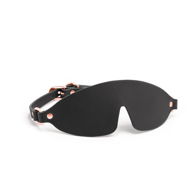 Bondage Couture Blindfold - Black - Black Eye Mask-NSN-1306-13