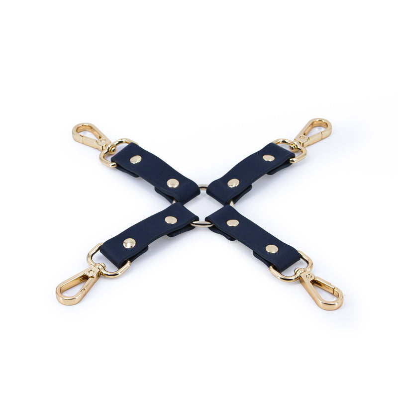 Bondage Couture Hog Tie - Blue - Blue Hog Tie Restraint (No Cuffs Included)-NSN-1306-67