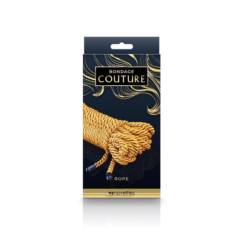 Bondage Couture Rope - Gold - Gold Bondage Rope - 7.6 metres-NSN-1307-39