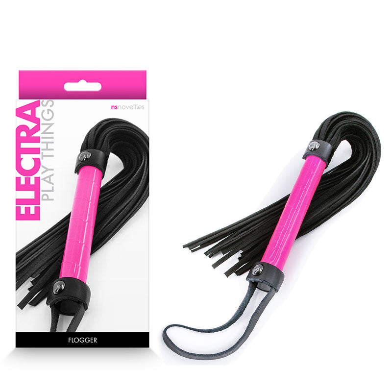 Electra Flogger - Pink - Pink Flogger Whip-NSN-1310-44