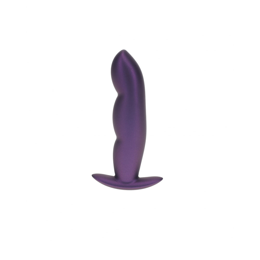 OUCH! Finger Anal Plug - Metallic Purple - Metallic Purple 11.7 cm Butt Plug-OU1023MPU