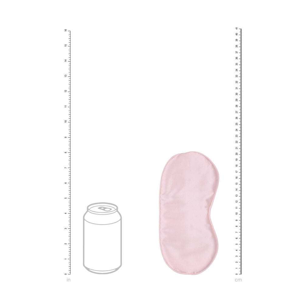 OUCH! Satin Mask - Powder Pink - Powder Pink Eye Mask - OU1060PPNK