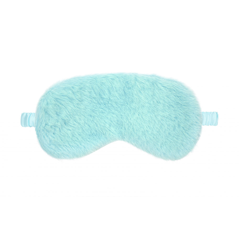 OUCH! Fluffy Mask - Powder Blue - Powder Blue Fluffy Eye Mask - OU1062PBLU