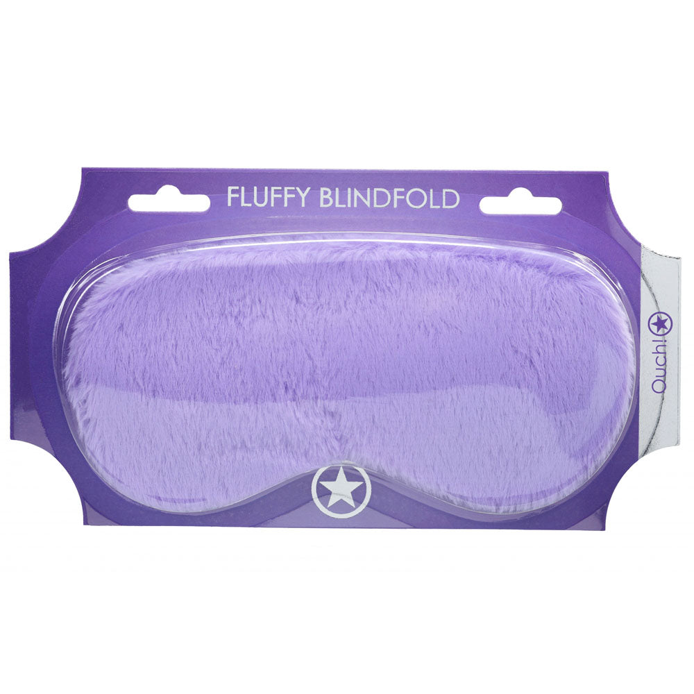 OUCH! Fluffy Mask - Purple - Purple Fluffy Eye Mask - OU1062PUR