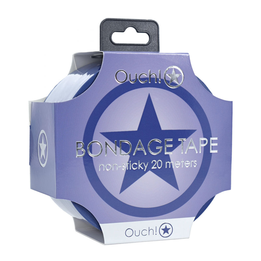OUCH! PVC Non-Stick Tape - Navy - Navy Blue Bondage Tape - 20 metre Length - OU1063NVY