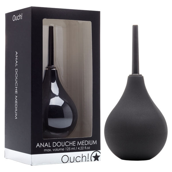 Ouch Anal Douche - Medium - Black Douche - 125 ml-OU111BLK