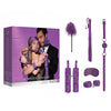 Ouch! Beginners Bondage Kit - Purple - 5 Piece Set-OU371PUR