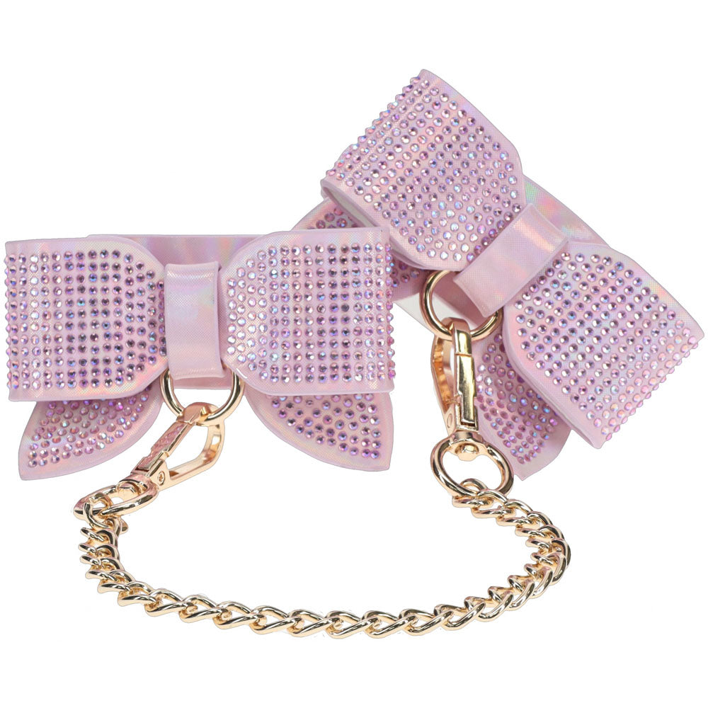 OUCH! Paris Collection - Handcuffs - Pink Restraints-OU981PNK