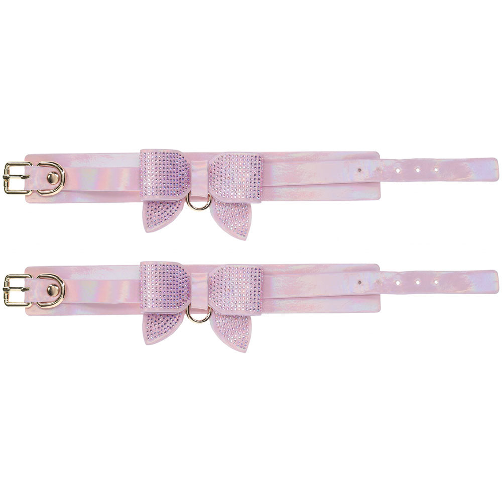 OUCH! Paris Collection - Handcuffs - Pink Restraints-OU981PNK