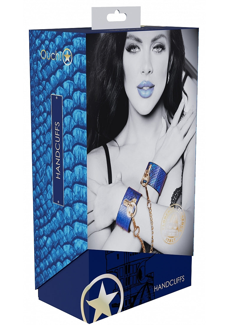 Ouch! Florence Collection - Handcuffs-OU999BLU